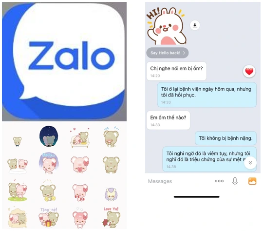 １つ目のアプリは「Zalo」です。
