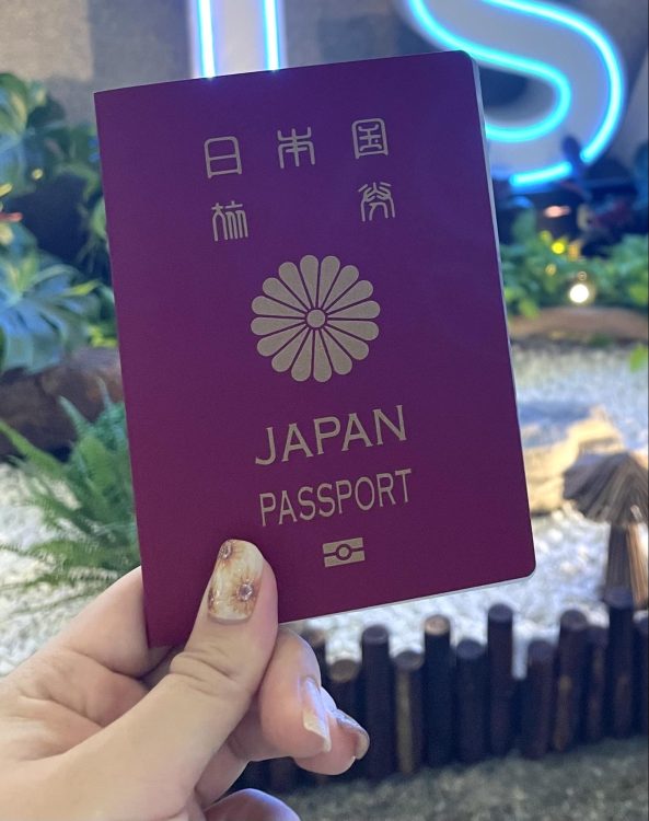 日本のパスポート