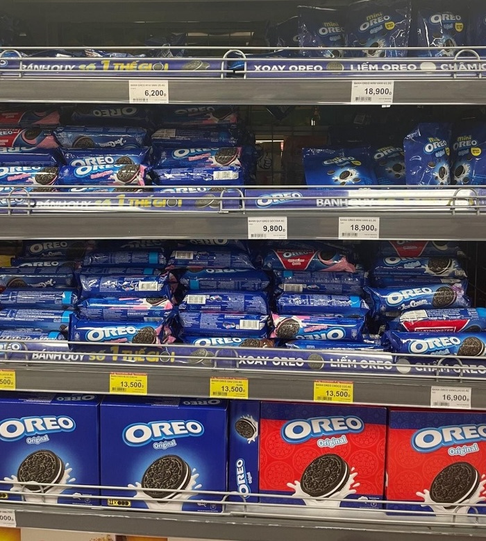 ベトナムのスーパーで売られているオレオ