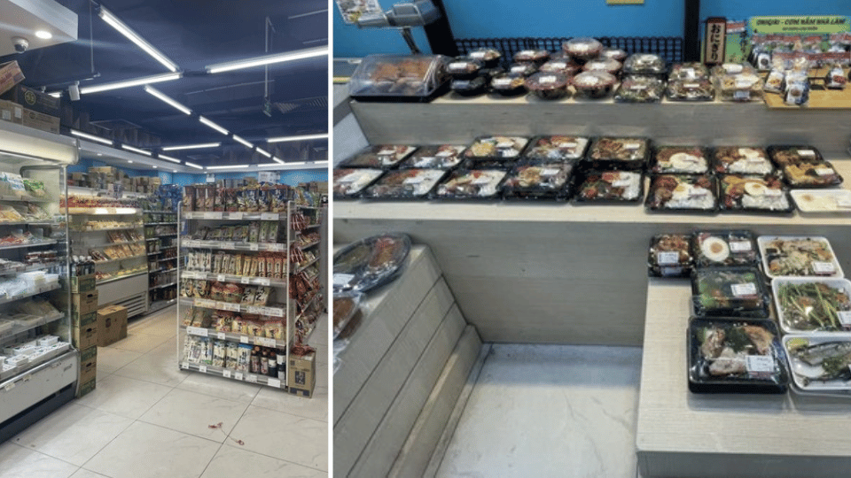 富分の店内と商品