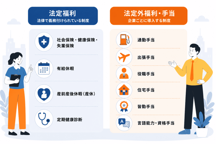 法定福利と法定外福利