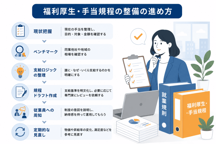 福利厚生・手当整備の進め方