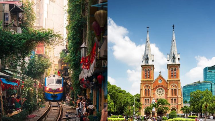 ホーチミン市とハノイ市