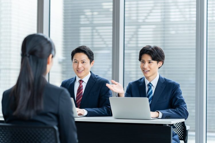面接中の様子